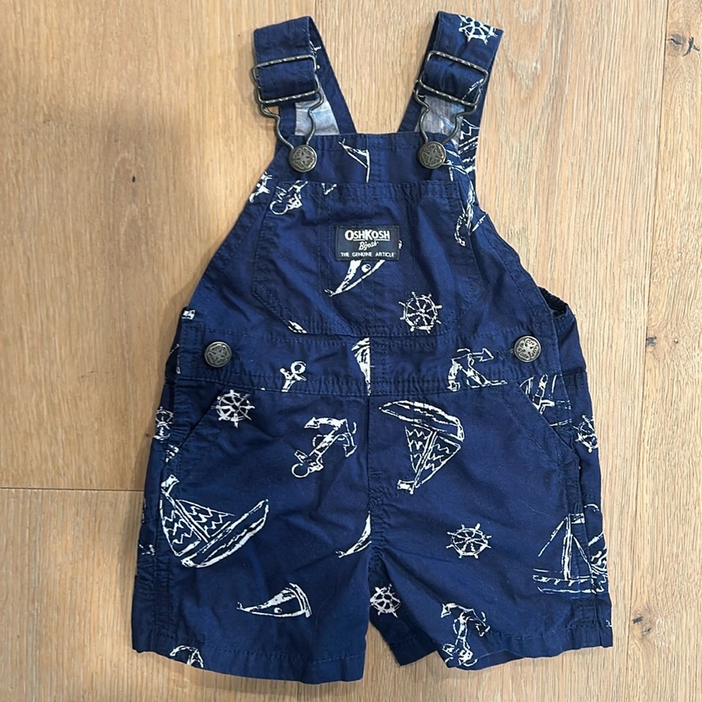 OshKosh Sailboat Shortalls